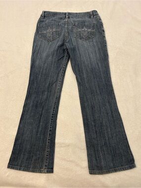 Y2K Alternative - Flare Jeans with Embroidered Back Pockets